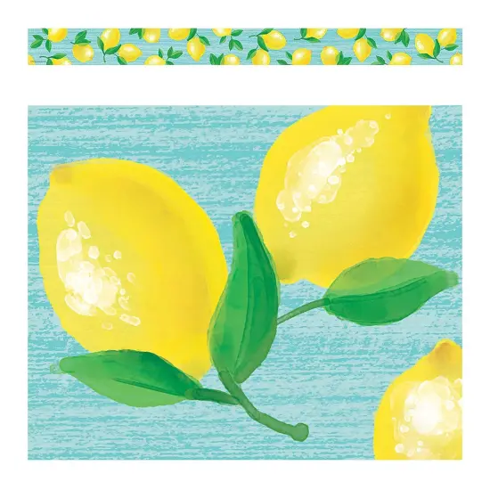 Lemon Zest Straight Border Trim, 35 Feet Per Pack, 6 Packs {2}