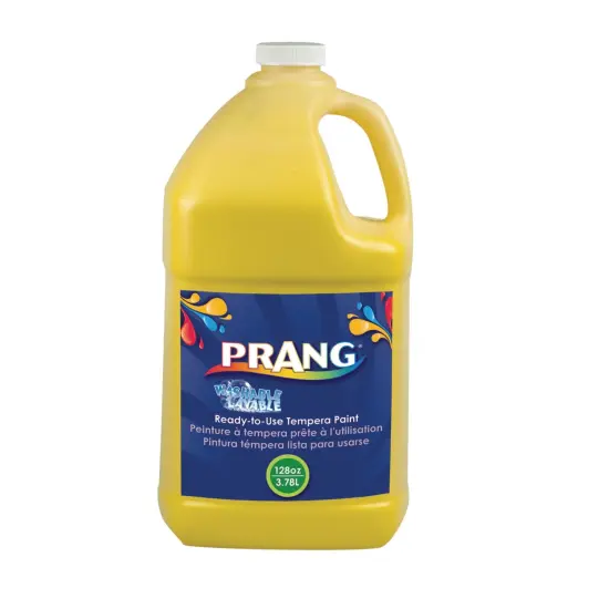 Washable Tempera Paint, Yellow, 1 Gal {1}