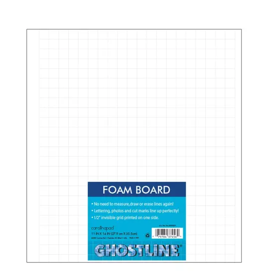Foam Board, White, 11" x 14", 5 Sheets {1}