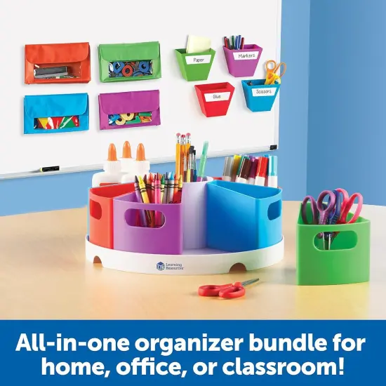 Storage Bundle, Home School Set, Classroom Accessories, Ages 3+ {2}