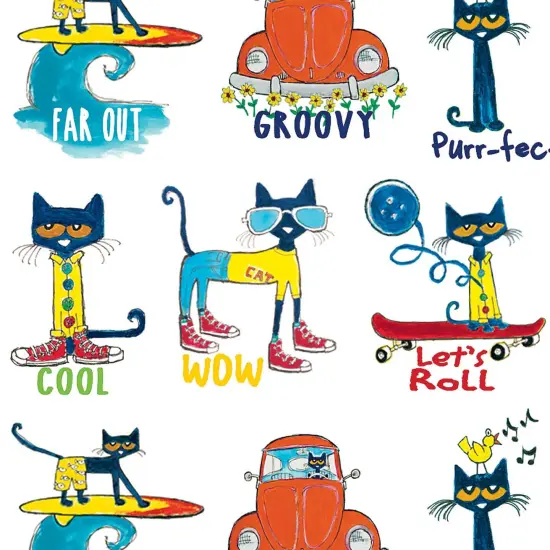 Pete the Cat&reg; Stickers, 1", 96 Per Pack, 12 Packs {3}