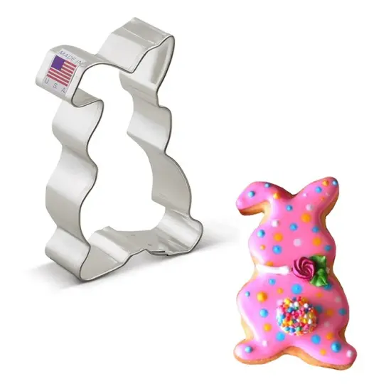 Ann Clark Floppy Bunny Ears Cookie Cutter 3 3/4" Easter {1}