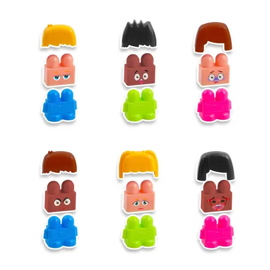 Emotiblocks, Interchangeable Emotion Blocks, 18 Pieces {2}