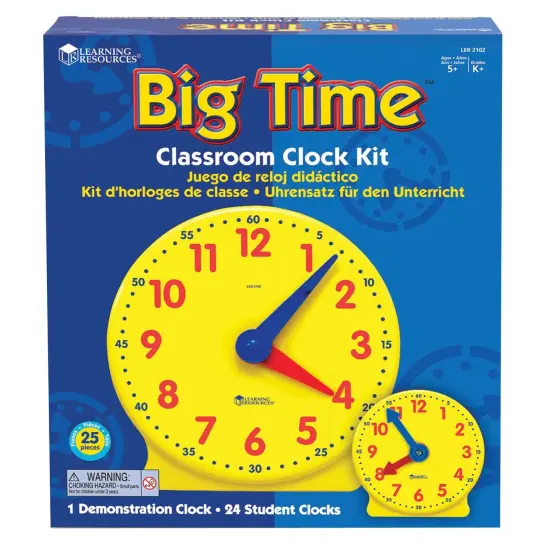 Big Time&trade; Learning Clock&reg; Classroom Kit {3}