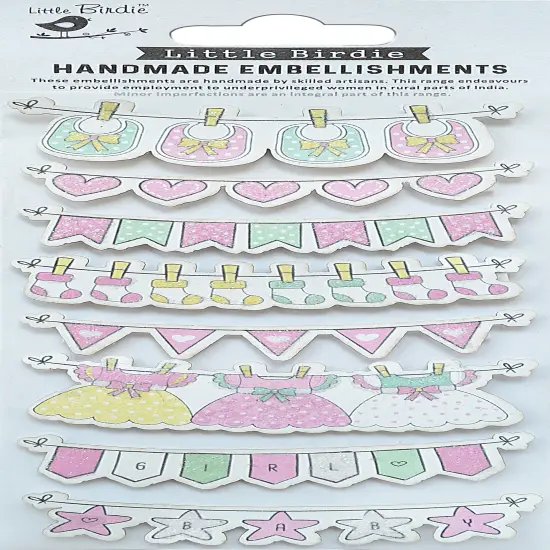 Little Birdie Baby Embellishments 8/Pkg {2}