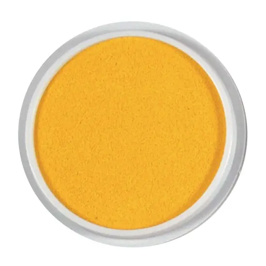 Jumbo Circular Washable Stamp Pad - Yellow - 5.75" dia. - Pack of 6 {2}