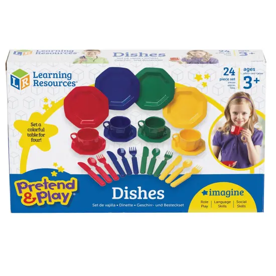 Pretend & Play&reg; Dish Set, 24 Pieces {2}