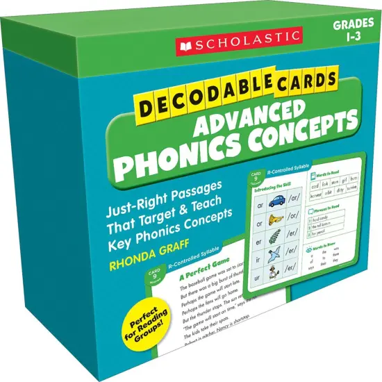 Decodable Cards: Advanced Phonics Concepts {1}