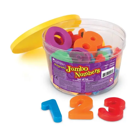 Jumbo Magnetic Letters and Numbers, Numbers/Operations {1}