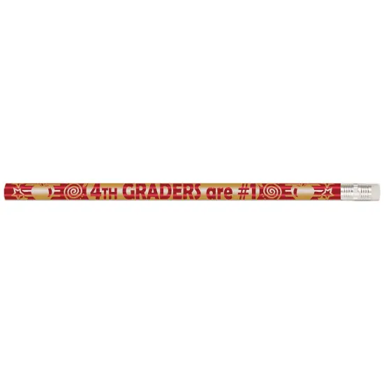 4th Graders Are #1 Pencils, 12 Per Pack, 12 Packs {1}