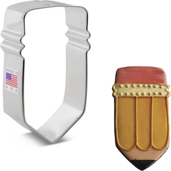 Ann Clark School Pencil Cookie Cutter 4" {1}