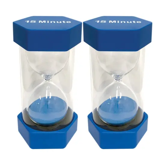 15 Minute Sand Timer - Large, Pack of 2 {1}