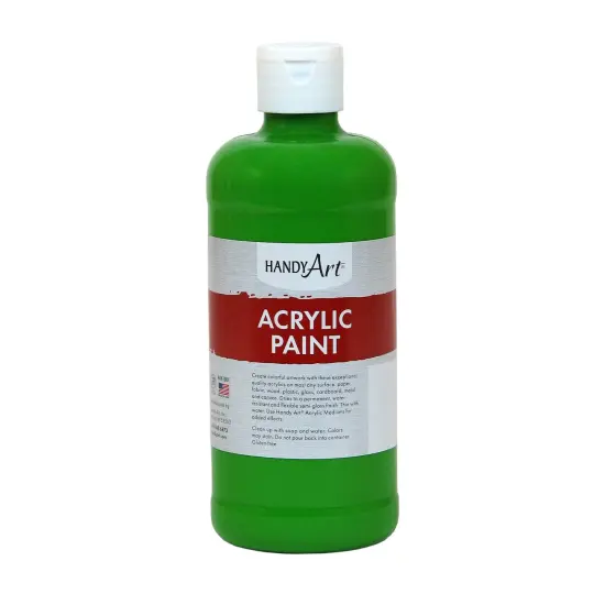 Acrylic Paint 16 oz, Light Green, Pack of 3 {2}