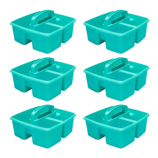 Small Caddy, Teal, Pack of 6 {1}