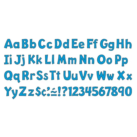 Blue 4" Playful Combo Ready Letters&reg;, 3 Packs {2}