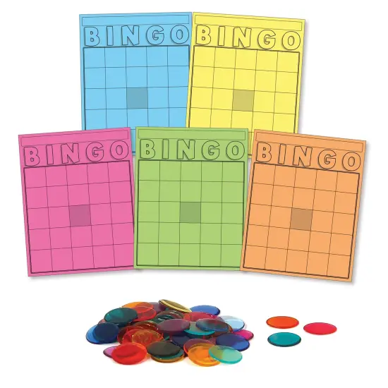 Bingo Cards & Chips Set, 1000 Chips, 50 Cards {1}