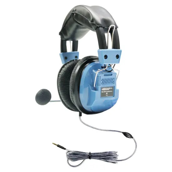 Deluxe Headset with Gooseneck Mic and In-Line Volume Control plus TRRS Plug {3}