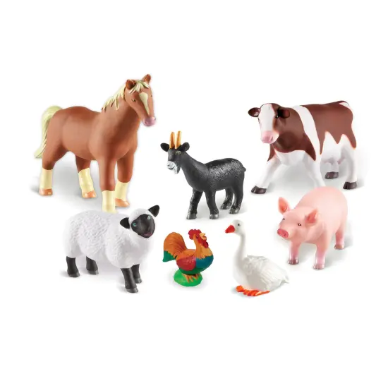 Jumbo Farm Animals, Set of 7 {2}