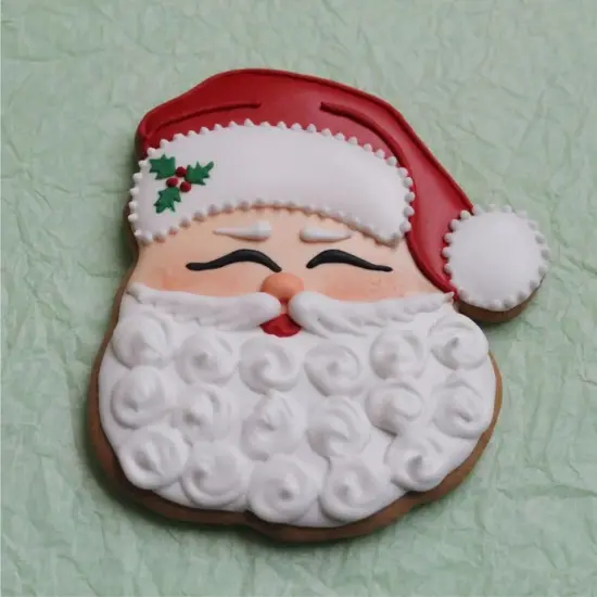 Ann Clark Christmas Santa Face Cookie Cutter 4.25" {3}
