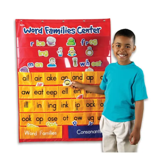 Word Families & Rhyming Center Pocket Chart {3}