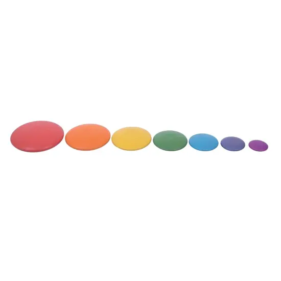 Rainbow Buttons - Set of 7 {1}