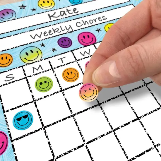 Brights 4Ever Smiley Faces Mini Stickers Valu-Pack, 1144 Per Pack, 6 Packs {3}