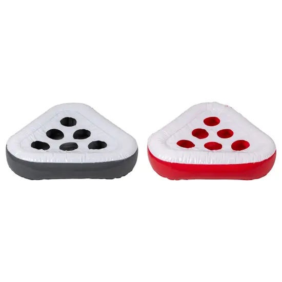 Northlight Inflatable Floating Swimming Pool Pong Game Set - 17.75" White {4}