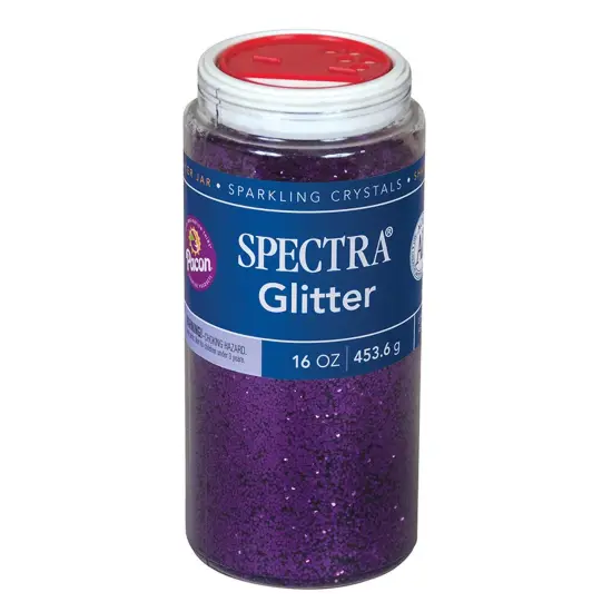Glitter, Purple, 1 lb. Per Jar, 2 Jars {2}