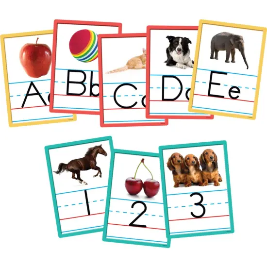 Alphabet and Numbers Accents, 36 Per Pack, 3 Packs {2}