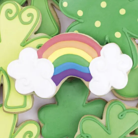 Ann Clark Rainbow Cookie Cutter with clouds {5}
