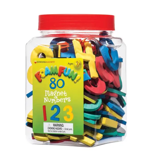 Foam Fun!&trade; Number Magnets, 80 Per Pack {1}