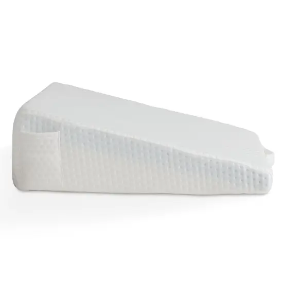 Made Medical Bed Wedge Pillow for Sleeping - Memory Foam Cushion Body Positioner Back Support Pillow {4}