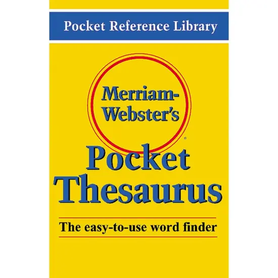 Pocket Thesaurus, Pack of 3 {1}