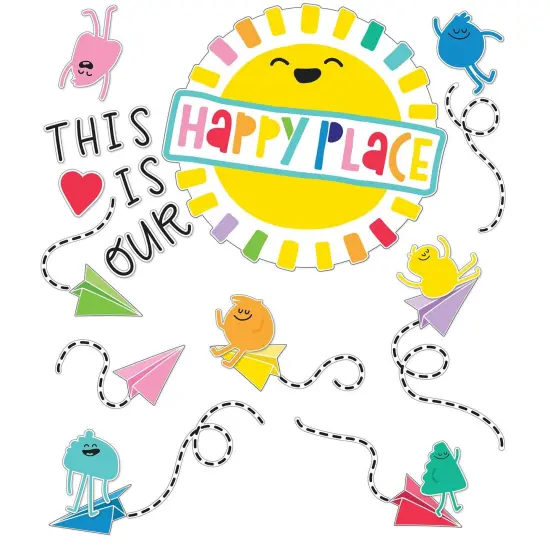 This Is Our Happy Place Bulletin Board Set {1}