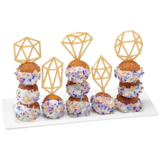 Gold Geometric Cake Kit {3}