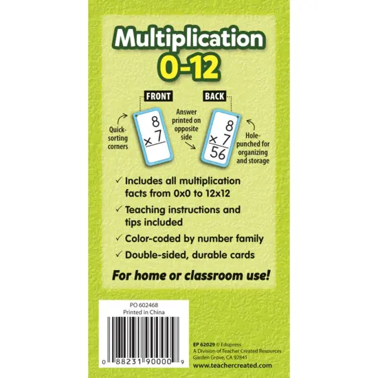 Multiplication Flash Cards - All Facts 0-12 {3}