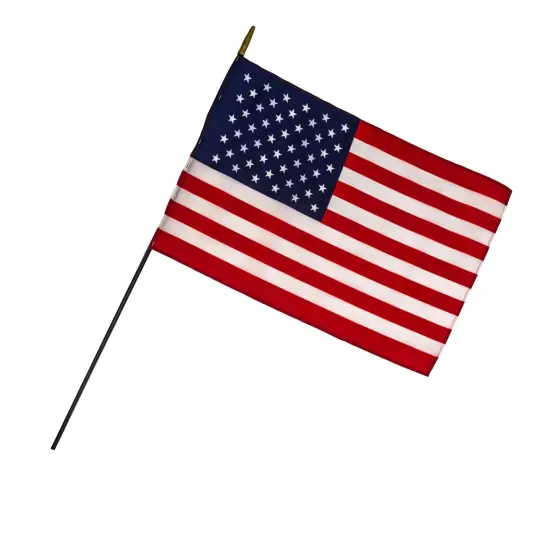 Nylon U.S. Classroom Flag, 16" x 24", Pack of 3 {2}