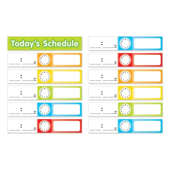 Schedule Cards, Pocket Chart Add-Ons, 24 cards Per Pack, 3 Packs {2}
