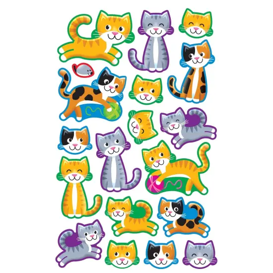 Purr-fect Pets superShapes Stickers-Large, 144 Per Pack, 6 Packs {2}