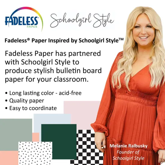 Schoolgirl Style&trade; Bulletin Board Paper, 48" x 50' Roll, Southern Belle Shiplap {3}