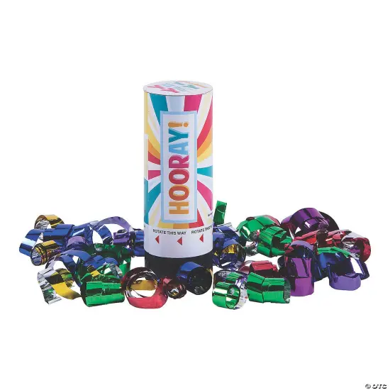 Happy Day Confetti Poppers - 12 Pc. {1}