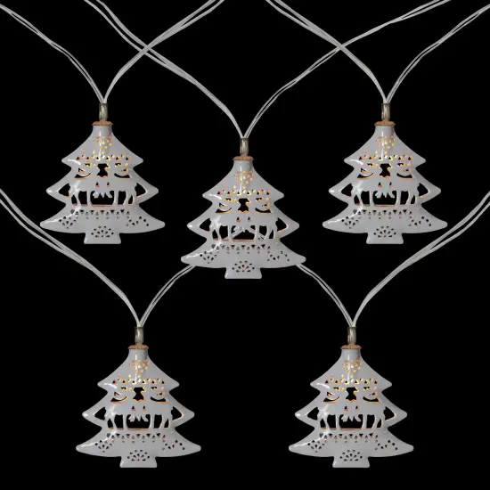 Northlight LEDChristmas Tree and Deer Light Set - Warm White - 3' Clear Wire - 10ct {4}