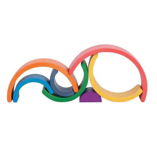 Wooden Rainbow Architect Arches - Set of 7 {4}