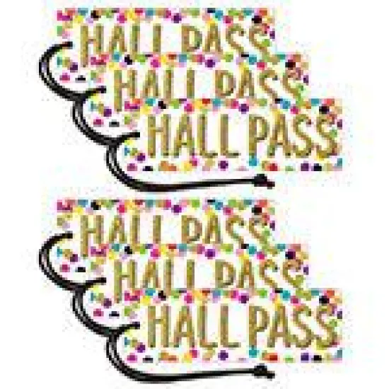 Confetti Magnetic Hall Pass, Pack of 6 {3}