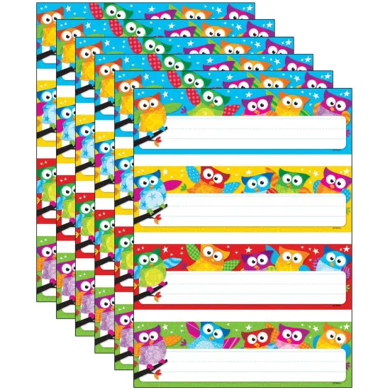 Owl-Stars!&reg; Desk Toppers&reg; Name Plates Variety Pack, 32 Per Pack, 6 Packs {1}