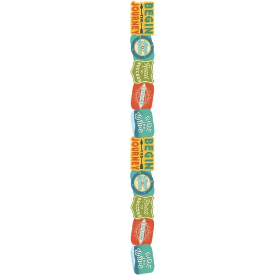 Adventurer Badges Extra Wide Deco Trim&reg;, 37 Feet Per Pack, 6 Packs {3}