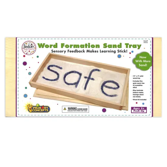 Word Formation Sand Tray, 15"W x 8"L, Pack of 4 {2}