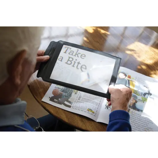 Large Sheet Magnifier, 8.7" x 5.5", Pack of 3 {6}