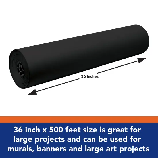 Art Roll, Black, 36" x 500', 1 Roll {3}