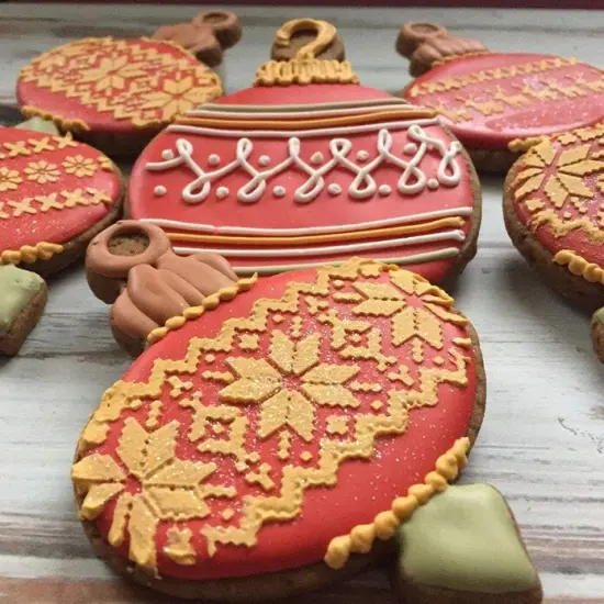 Ann Clark Christmas Finial Ornament Cookie Cutter, 4.25" {4}